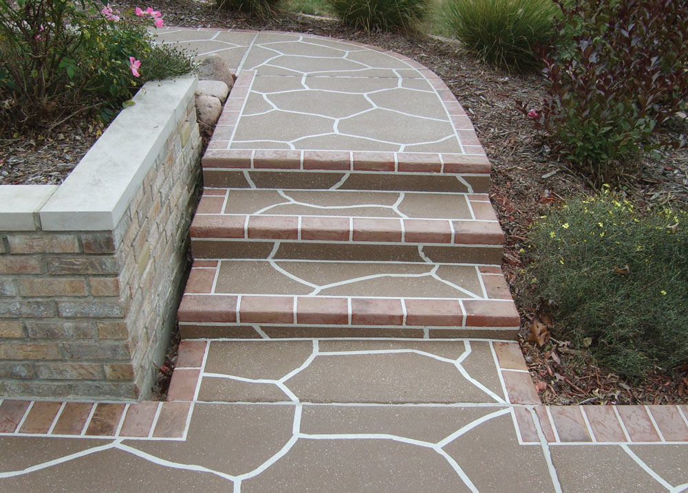 AM Construction Decorative Concrete Sidewalk